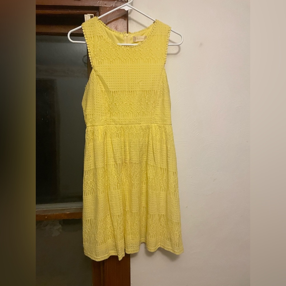 Altar’d State Yellow Lace Dress